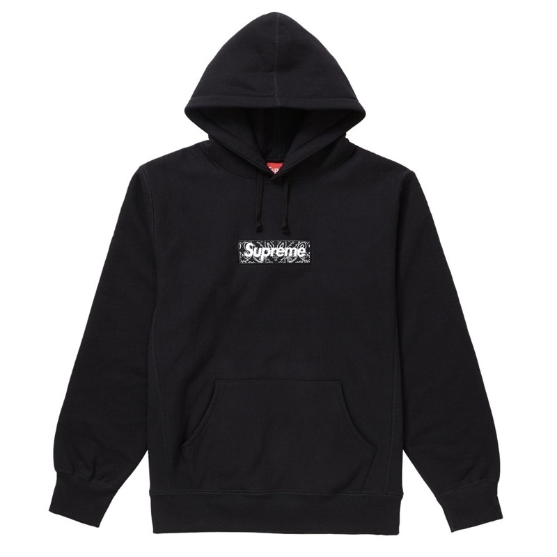 【area0439】Supreme Bandana Box Logo Hooded Sweatshirt 變形蟲 帽T