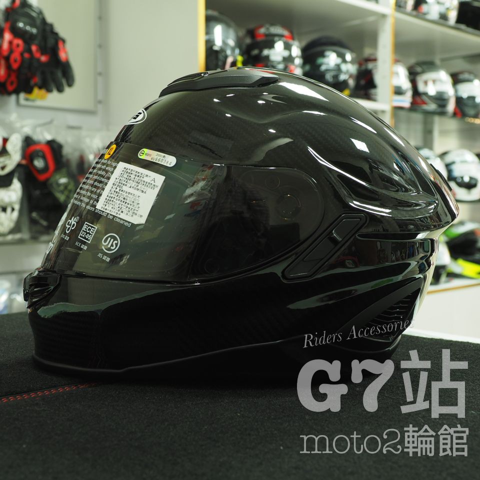 【G7站】ZEUS ZS-1600 碳纖原色 全碳纖維 全罩式安全帽