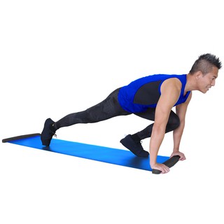 【BALANCE 1】橫向核心肌群訓練 滑步器 豪華版230cm 藍色(SLIDING BOARD EX 230cm)
