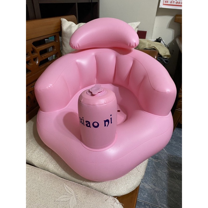【二手】嬰兒充氣椅 嬰兒 幫寶椅 嬰兒座椅 寶寶椅 充氣椅 嬰兒椅 學坐椅 嬰兒充氣沙發
