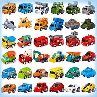 超多款回力車工程車警車消防車寶寶迷你小汽車 不需要電池兒童玩具車 仿真小汽車MINI模型益智玩具