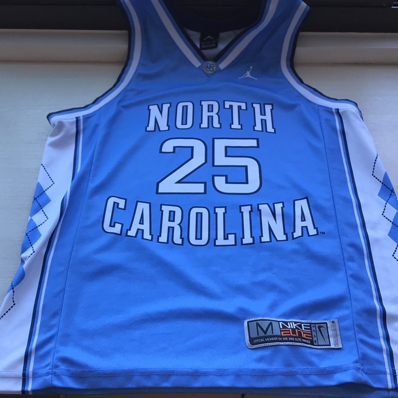 [出清二手］NIKE Jordan NCAA 北卡大學球衣 籃球背心 M號