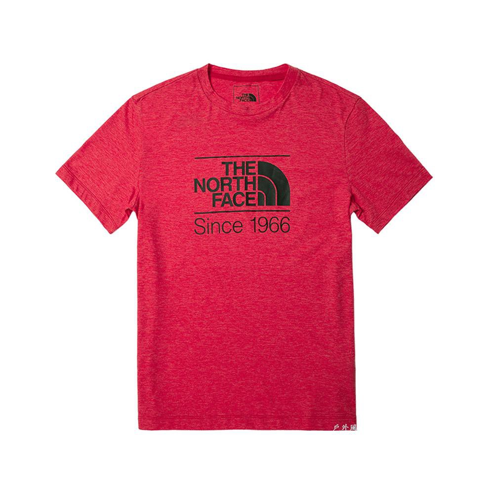 【The North Face】男 FlashDry吸濕排汗時尚印花短袖T恤