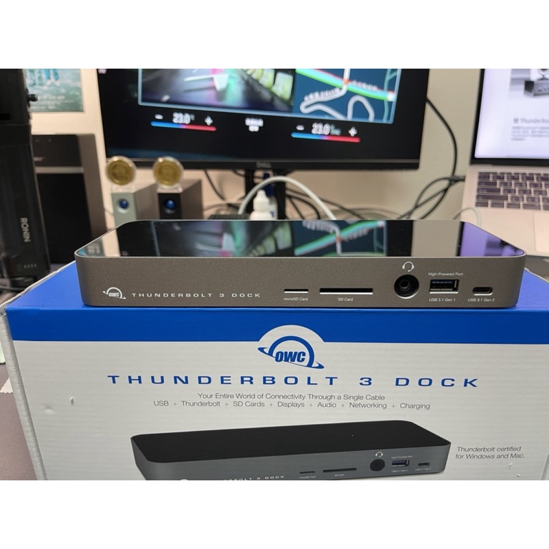 OWC Thunderbolt 3 Dock (太空灰) 14 Ports 擴充介面