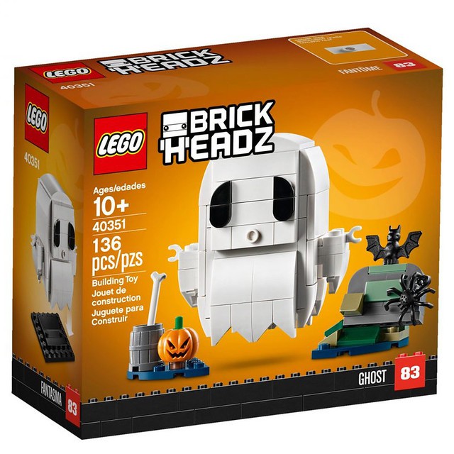 【積木樂園】樂高 LEGO 40351 BrickHeadz 萬聖節 幽靈 Halloween Ghost