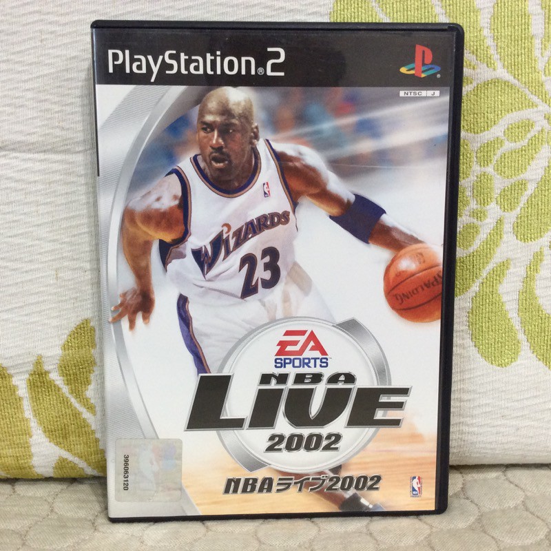 PS2 日版 附球員手冊 NBA LIVE 2002 喬丹 封面 EA SPORTS