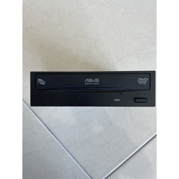 二手黑色 華碩ASUS 24X SATA DVD 燒錄光碟機DVD -E818A9T