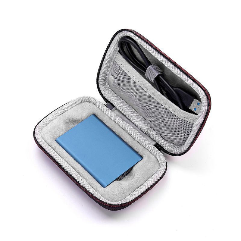 SAMSUNG Cre 儲物袋收納袋硬殼旅行適用於三星 T1 T3 T5 250GB 500GB 1TB 2TB SSD