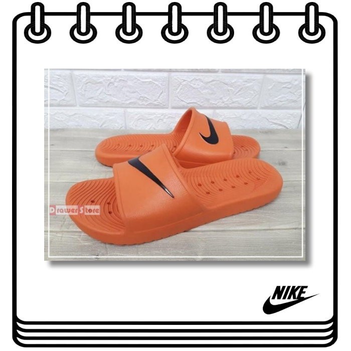 nike kawa shower orange
