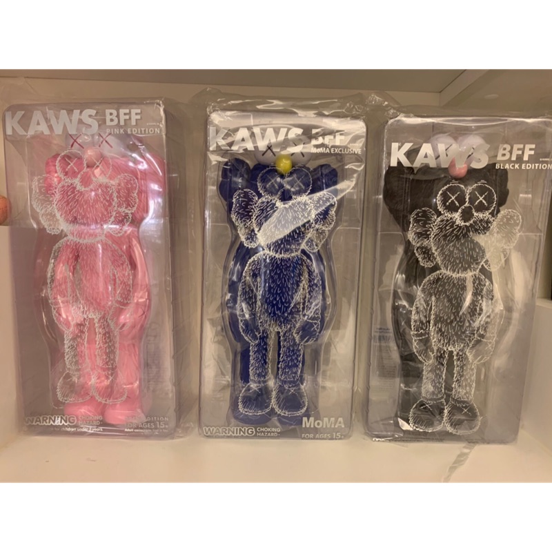 Kaws clean slate vinyl figure Bff open holiday limited 公仔