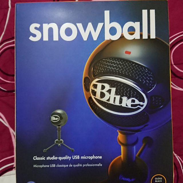 美國Blue Snowball
雪球USB麥克風

(二手）