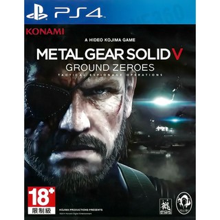 【二手遊戲】PS4 潛龍諜影5 原爆點 METAL GEAR SOLID V GROUND ZEROES 英文版 台中