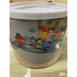 【kikimmy】立體城市木製積木玩具組(80pcs)