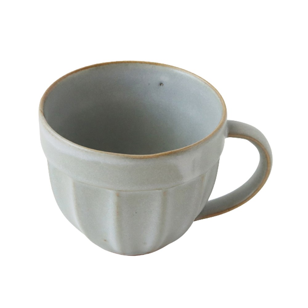 彩夏手感陶瓷咖啡杯250ml 灰