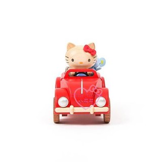 ♥小花花日本精品♥HelloKitty開車古董車造型木頭木製音樂盒11705505