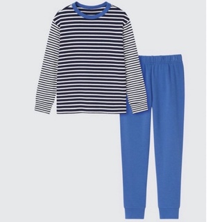 二手Uniqlo家居服橫條紋上衣兒童140公分（只有上衣）