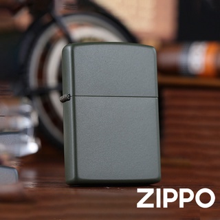 ZIPPO 軍綠啞漆(素面)防風打火機 經典素面 官方正版 現貨 禮物 送禮 刻字 客製化 終身保固 221