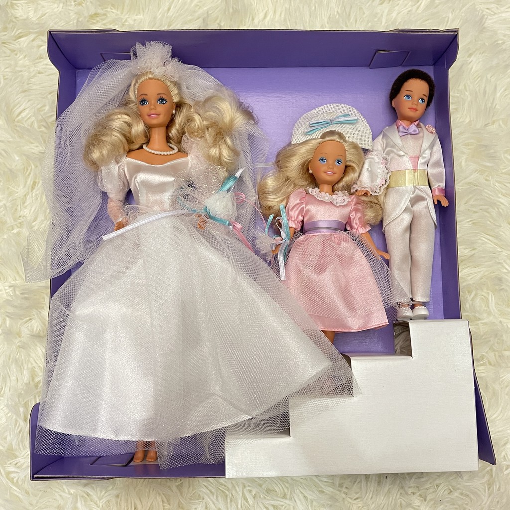 美泰兒 Barbie  夢幻婚禮 DREAM WEDDING SET 芭比 套組 娃娃 古董