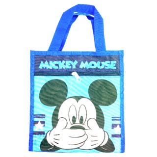 迪士尼便當袋 米奇便當袋 購物袋 兩側皆有可放置水瓶袋