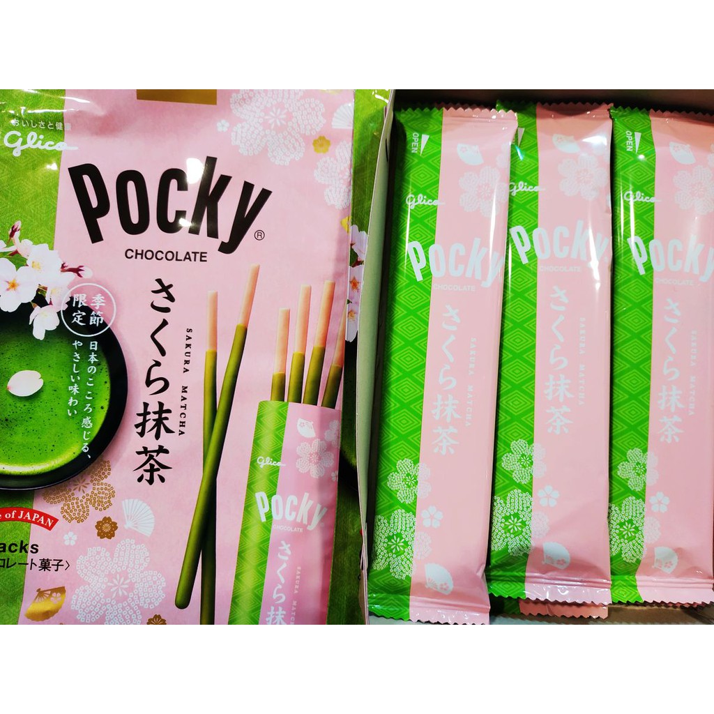 【現貨】COSTCO 好事多 代購 零售 日本 季節限定 Glico POCKY 櫻花 抹茶 巧克力棒 散裝