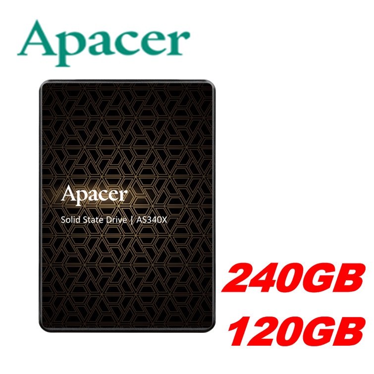 Apacer AS340X 240GB 120GB 2.5吋 SSD 固態硬碟 120G 240G