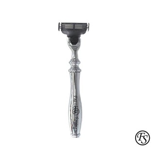 GOODFORIT / Frank Shaving Elegancy Mach3 Razor流線造型刮鬍刀-霧銀