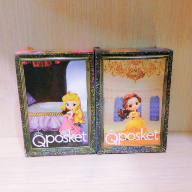 迪士尼 Qposket 公主公仔 qposket 貝兒.睡美人.美人魚.白雪.灰姑娘