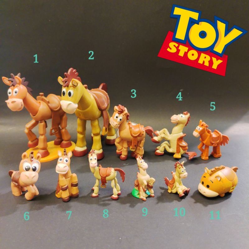 日本 迪士尼 玩具總動員 紅心馬 玩具 公仔 絕版 限定 擺飾 指套 巧克力蛋 非賣品 老玩具