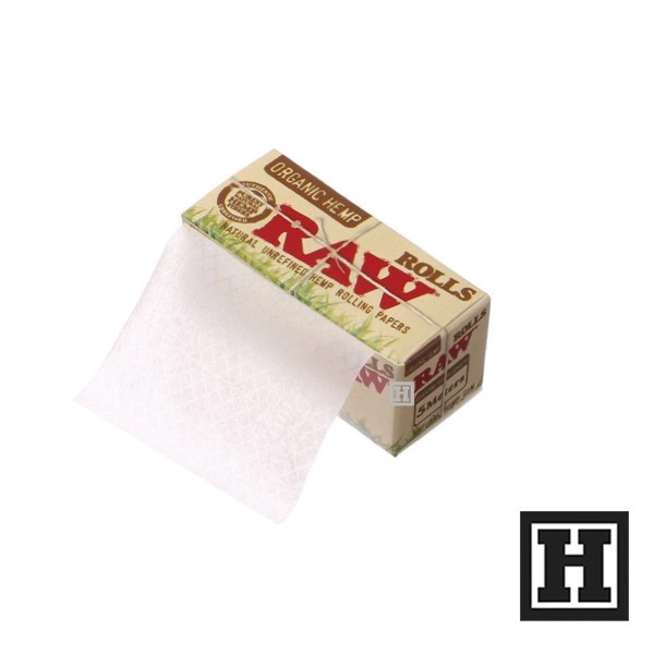 H Market 西班牙原裝raw Organic Roll 有機捲桶式slim 捲菸紙5公尺 蝦皮購物