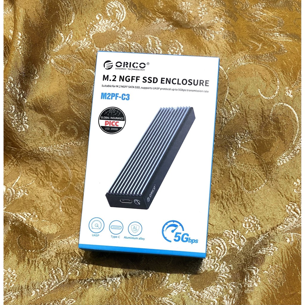 全新現貨 ORICO M.2  SATA NGFF 轉 USB3 5G SSD 硬碟外接盒