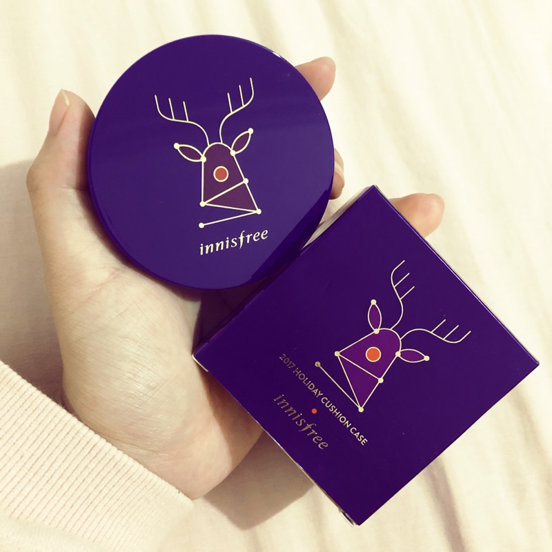 Innisfree 聖誕限定粉餅盒 全新未拆封