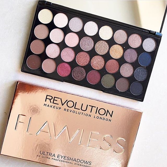 💃全新現貨 英國 Makeup Revolution 32色 眼影盤 Eyeshadow - Flawless