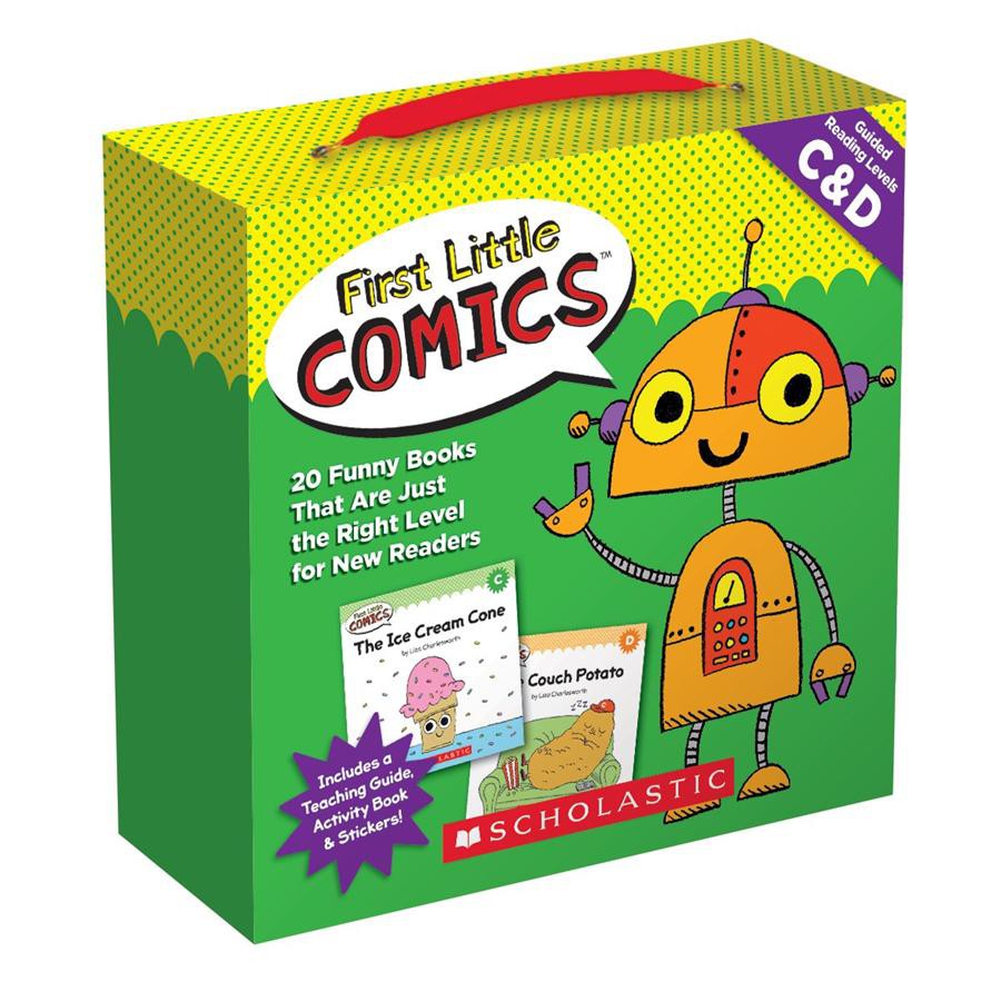 First Little Comics Parent Pack Levels C & D: 20 Funny Books that are Just the Right Level for New Readers (20冊合售)