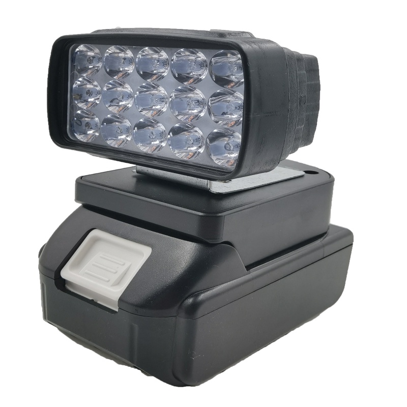 LED 工作燈照明燈適用於牧田/得偉/密爾沃基 18V 鋰離子電池無繩應急泛光燈手持手電筒戶外照明