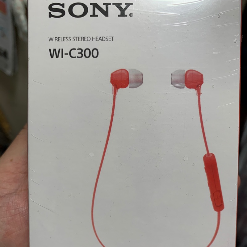 全新 Sony wi c-300 無線立體聲耳機 可收振興券