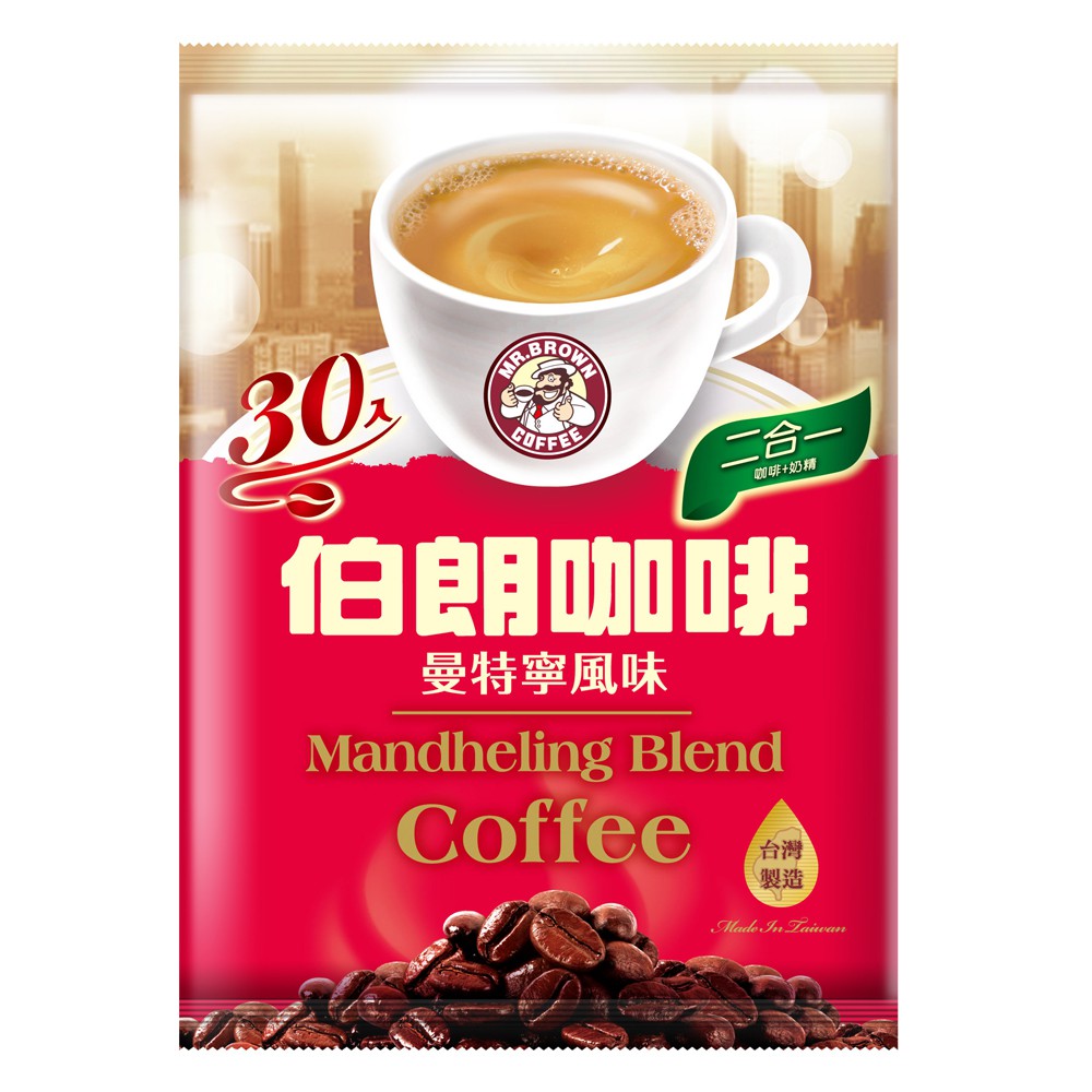 伯朗咖啡曼特寧風味(二合一)-30入/袋