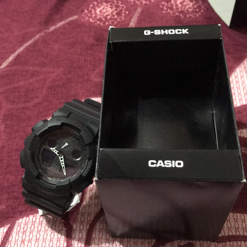Casio G Shock 歷久不衰粗曠魅力運動錶ga 100 1a1dr 蝦皮購物