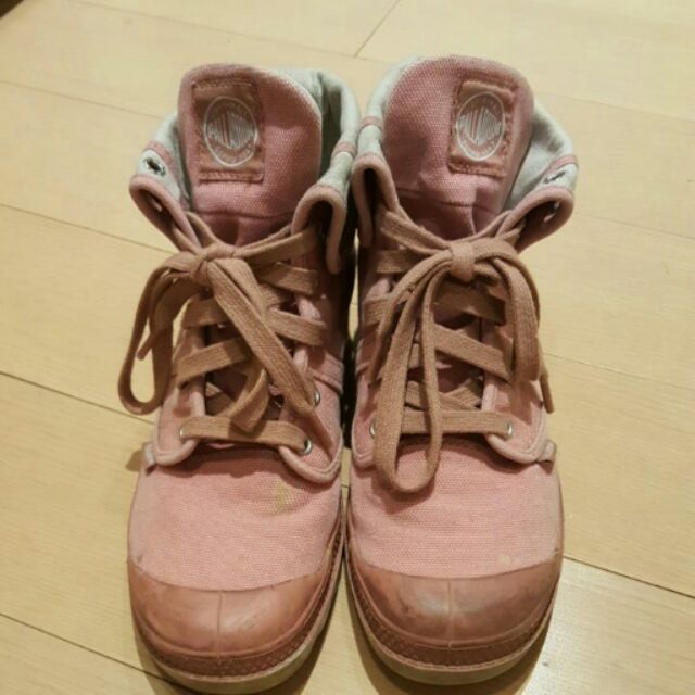 Palladium 多穿法粉紅色登山鞋