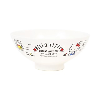 LL★日本直送★ 三麗鷗系列陶瓷飯碗-KITTY / sanrio 茶碗 小湯碗 陶瓷碗 餐具 點心碗【B＆B幸福雜貨】