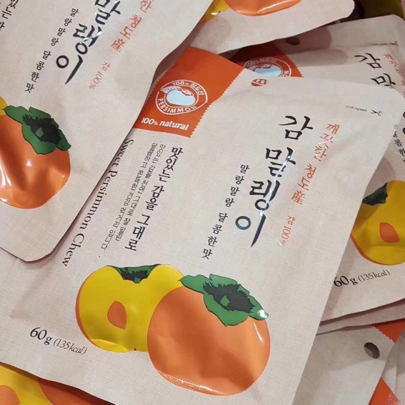 ～《免運➕現貨》韓國零食必買 好吃柿子乾分享包60g 柿餅 柿子餅 冠軍 熱銷商品