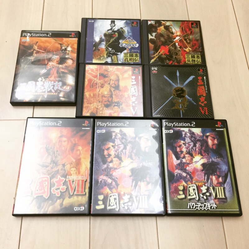 PS2遊戲 日本原版三國志系列～二手商品