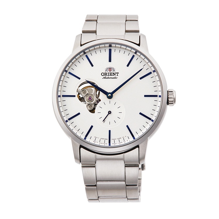 東方錶 ORIENT Semi-Skeleton系列 白色鏤空不鏽鋼機械錶 RA-AR0102S 40mm 台灣公司貨