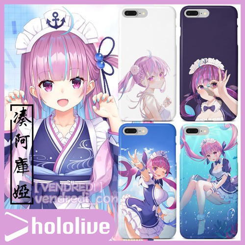 Hololive湊阿庫婭手機殼洋蔥湊あくあminato Aqua適用全機型號oppo三星iphone紅米vivo華為索尼 蝦皮購物