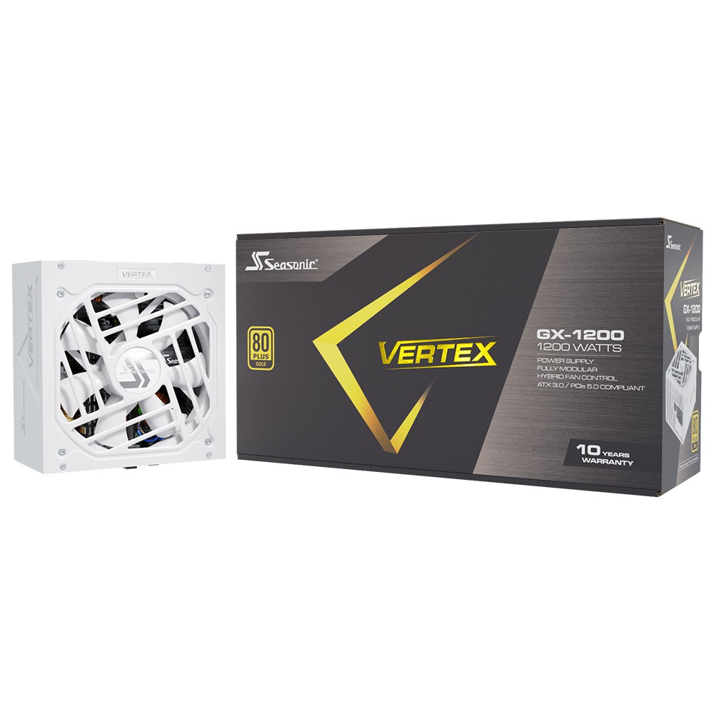海韻 VERTEX GX-1200 1200W 白色/金牌/PCIe5.0/ATX3.0 現貨 廠商直送
