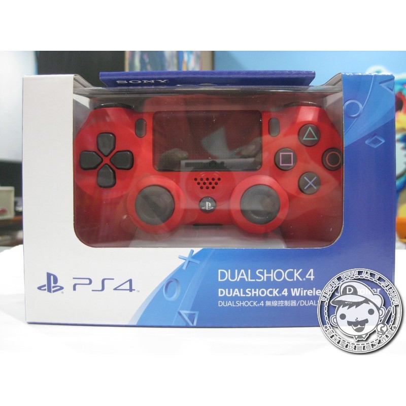 全新台灣 SONY PS4 DUALSHOCK 4 新款無線控制器(熔岩紅), 零售盒裝