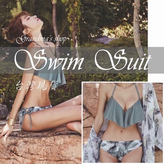 臺灣現貨 韓國泳衣 鋼圈集中款-雪紡罩衫三件組 比基尼 泳衣 bikini 泳衣罩衫 網美比基尼 顯瘦泳衣 性感泳衣