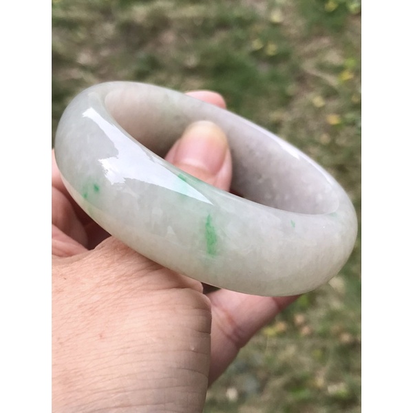 冰木拿種螢光綠寬版手鐲52mm 寬1.7厚.7