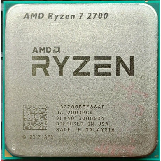 AMD R7 2700 /3.2G / 8核16執行緒