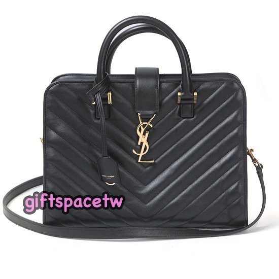 100%正品 YSL Saint Laurent 311210黑色 mini cabas chyc  小羊皮拖特包