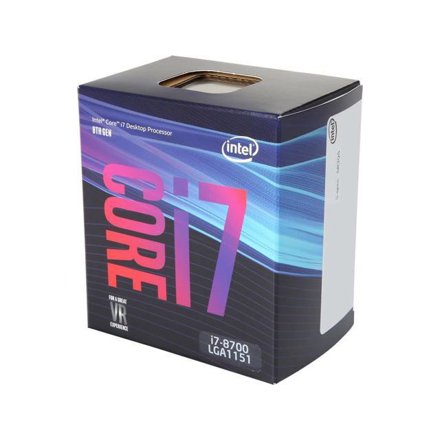 Intel i7 8700 CPU